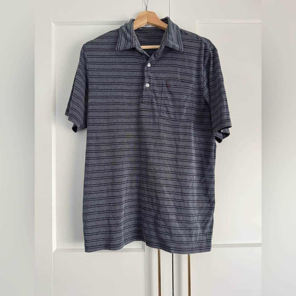 Criquet striped polo | Size Medium PLEASE READ DESCRIPTION